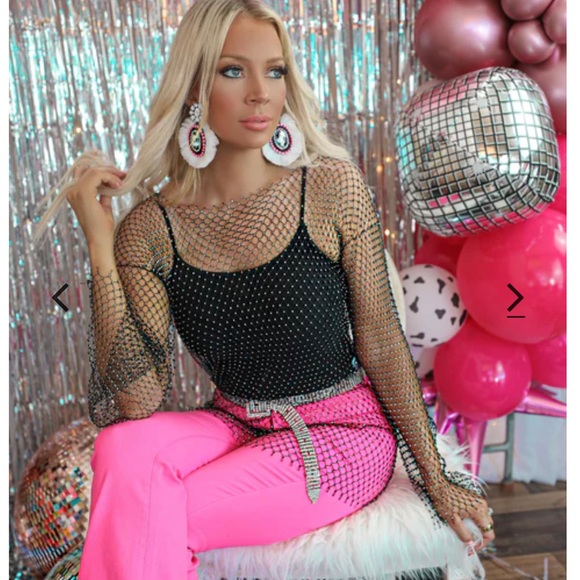 Black Rhinestone Top - Picture 6 of 17